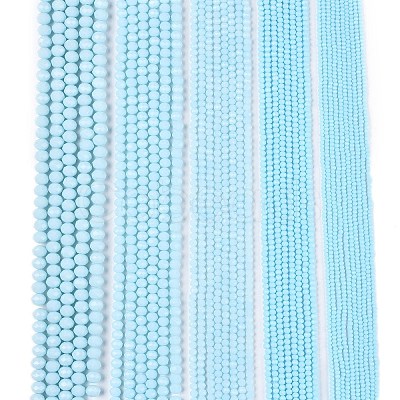 Opaque Solid Color Imitation Jade Glass Beads Strands EGLA-A044-P4mm-D06-1