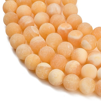 Natural Yellow Calcite Beads Strands GG-CBAA3AB-03-12mm-1