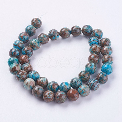 Natural Chrysocolla Beads strands G-H1040-1-1