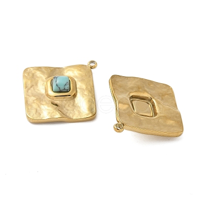 304 Stainless Steel Pendants STAS-L022-459G-02-1