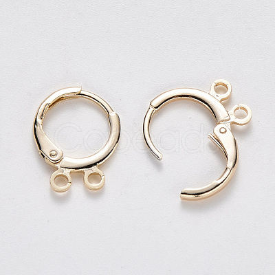 Brass Leveback Findings KK-T049-15G-NF-1