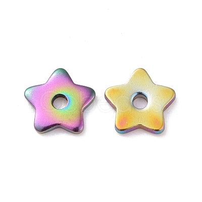 Rainbow Color Ion Plating(IP) 304 Stainless Steel Beads STAS-D185-02M-01-1