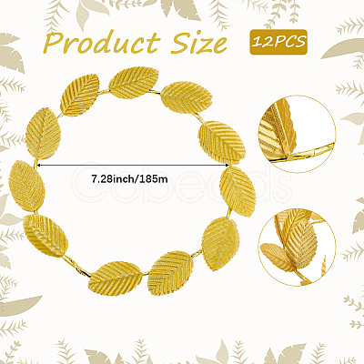 12Pcs Cloth Headbands OHAR-SP0001-01-1