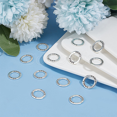 50Pcs Tibetan Style Alloy Pendants FIND-PH0020-30-1