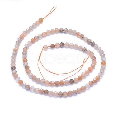 Natural Multi-Moonstone Beads Strands G-I279-E13-02-1