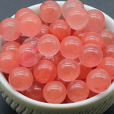 Cherry Quartz Glass Crystal Ball PW-WG45243-22-1