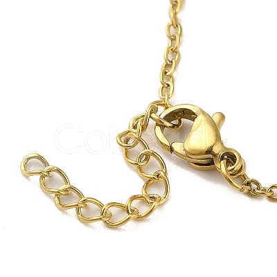 Rectangle 304 Stainless Steel Pendant Necklaces & Bracelets & Stud Earrings Sets for Women SJEW-C004-07G-1