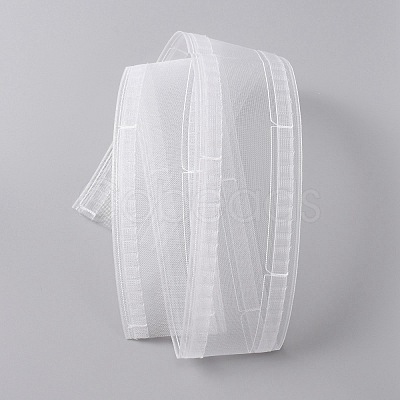 Nylon Wave Folding Curtain Tape DIY-WH0430-346-1