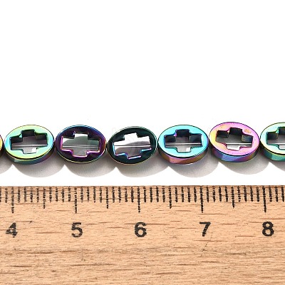 Electroplated Synthetic Non-magnetic Hematite Beads Strands G-L613-Z01-01-1