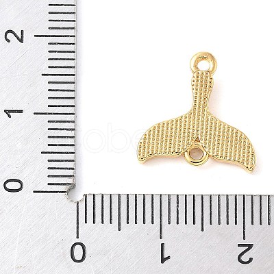 Brass Pave Natural White Shell Connector Charms KK-S522-03A-G-1