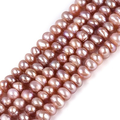 Natural Cultured Freshwater Pearl Beads Strand PEAR-N015-04C-02C-1