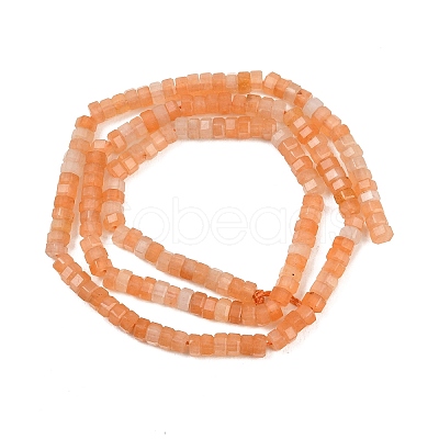Natural Red Aventurine Beads Strands G-G345-C27-2x4mm-1