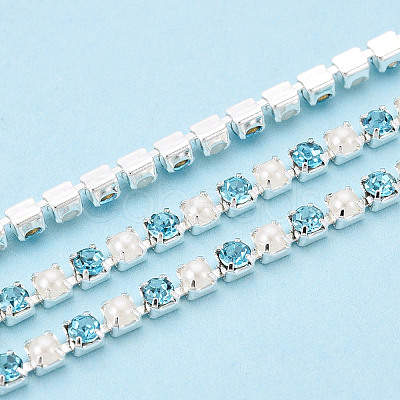 Iron Rhinestone Cup Chains CH-N005-02C-1