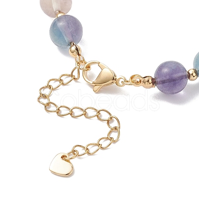 Round Natural Mixed Beaded Bracelets for Women BJEW-JB12763-1
