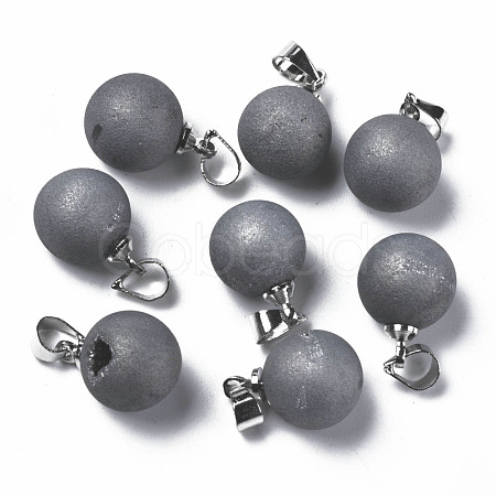 Natural Agate Charms G-Q998-036B-1