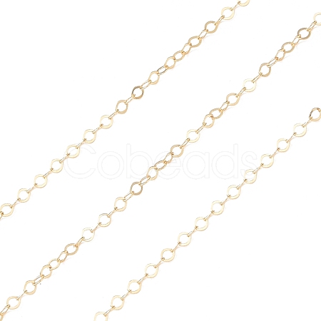 Yellow Gold Filled Cable Chains CHC-M023-08G-1