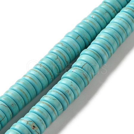 Synthetic Turquoise Dyed Beads Strands G-E594-20C-1