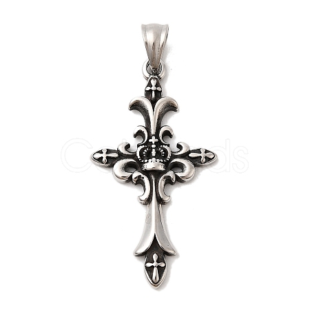 304 Stainless Steel Pendants STAS-A130-09C-AS-1