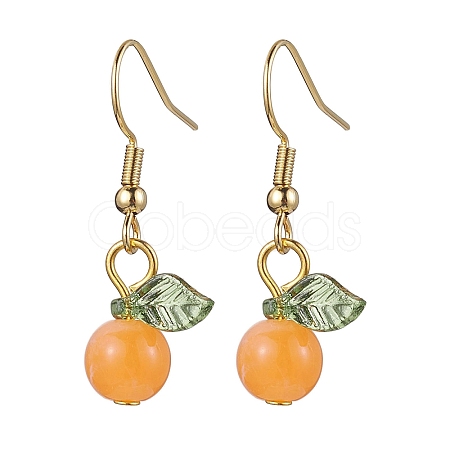 Acrylic Dangle Earrings EJEW-JE05749-01-1
