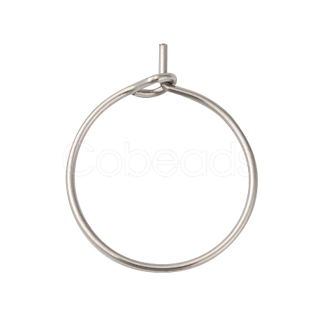 316 Surgical Stainless Steel Wine Glass Charms Rings STAS-L214-01E-1