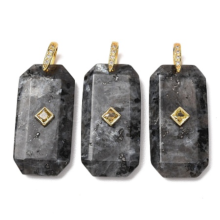 Natural Labradorite Pendants GG-CBA51ED-05G-02-1