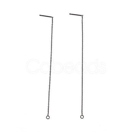 304 Stainless Steel Stud Earring Finding STAS-E161-06EB-1