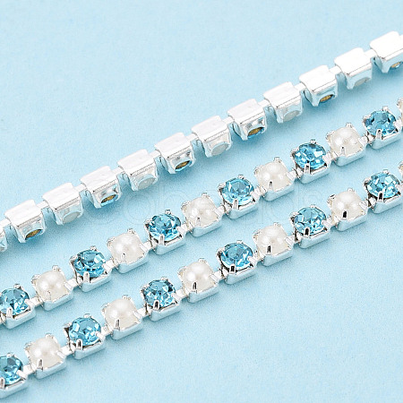 Iron Rhinestone Cup Chains CH-N005-02C-1