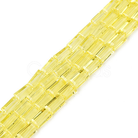 Transparent Glass Beads Strands GLAA-N052-03-C01-1