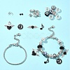 DIY Alloy & Brass European Style Bracelet Making Kits DIY-FS0007-23-7