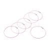 Steel Wire Bracelet Cord DIY Jewelry Making TWIR-R004-03-2