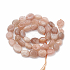 Natural Sunstone Beads Strands G-S331-8x10-011-2