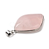 Natural Rose Quartz Pendants G-R486-03P-A-4