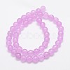 Natural & Dyed Malaysia Jade Bead Strands G-A146-8mm-A17-2