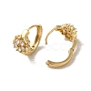 KC Gold Plated Brass Micro Pave Cubic Zirconia Hoop Earring EJEW-L271-11KCG-04-2