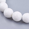 Natural White Jade Bead Strands G-R166-10mm-22-3