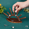 Eye Moon Wood Ring Holder Display RDIS-WH0015-04-3