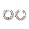 202 Stainless Steel Polishing Hoop Earrings EJEW-M106-02P-02-4