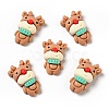 Opaque Christmas Resin Cabochons LS-X-RESI-G039-05-1