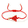 Handmade Christmas Tree Polyester Cord Braided Bracelets for Women AK7194-2-1