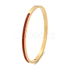 304 Stainless Steel Rhinestone Bangles for Women BJEW-Z092-06G-5