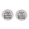 Non-Tarnish 201 Stainless Steel Pendants STAS-T064-38P-11-2