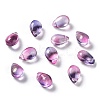 Transparent Glass Charms GGLA-M004-05B-03-2