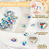 30Pcs 3 Styles Glass Rhinestone Cabochons RGLA-BBC0001-05-6