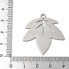 201 Stainless Steel Pendants STAS-S155-01P-08-3