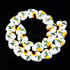 Handmade Porcelain Ceramic Beads Strands PORC-S502-045C-2