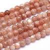 Natural Sunstone Beads Strands G-K224-10-6mm-1