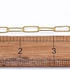 3.28 Feet Soldered Brass Paperclip Chains X-CHC-D025-03G-5