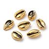 Electroplated Shell Beads BSHE-O017-13G-3