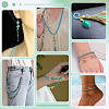 337Pcs 3 Sizes Dyed Synthetic Turquoise Beads TURQ-PH0001-23-5