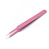 Spray Painted 201 Stainless Steel Beading Tweezers TOOL-S012-01-1